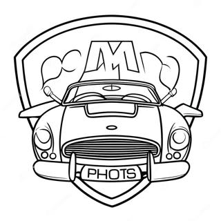 Sportauto Logo Szinezolap 107181-44404