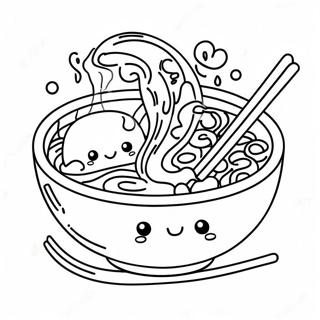 Kawaii Ramen Szinezolap Színezők