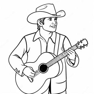 Gitarozo Country Zenesz Szinezolap 107693-44798