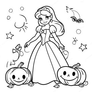 Disney Hercegno Halloween Szinezolap 108022-45050