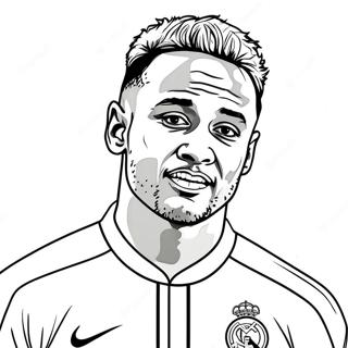 Neymar Psg Szinezolap 108436-45370