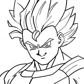 Super Saiyan Vegito Szinezolap 108877-45714