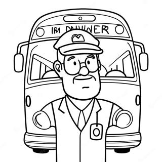 Szines Buszsofor Koszonet Kartya Szinezolap 108929-45760