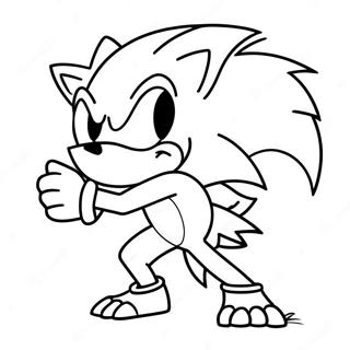 Sonic A Farkasember Színezők