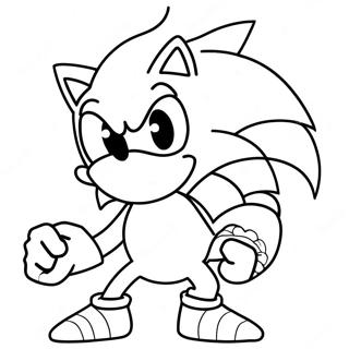 Sonic A Farkasember Szinezo Oldal 109081-45933