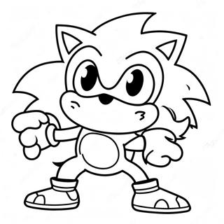 Sonic A Farkasember Szinezo Oldal 109081-45934