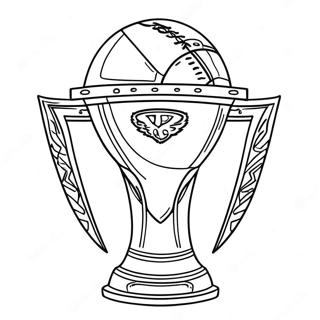 Superbowl Trofea Szinezolap 109571-46317