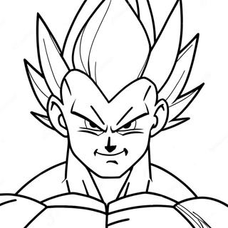 Szuper Saiyan Vegeta Szinezolap 110007-46657