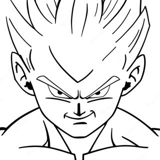 Szuper Saiyan Vegeta Szinezolap 110007-46658