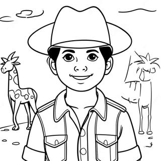 Diego Szafari Oltozetben Szinezolap 110551-47089