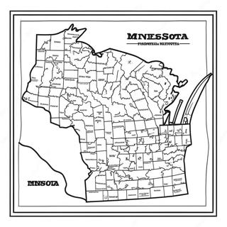 Minnesota Allam Konturja Szinezolap 110598-47116