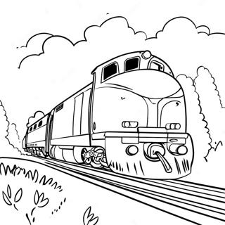 Gyors Vonat A Videken Szinezolap 11066 1949