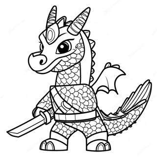 Epikus Sarkany Ninjago Csata Szinezolap 110830-47298