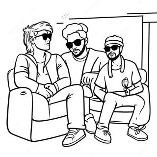 Chill Homies Pihenteto Szinezolap 111348-47734