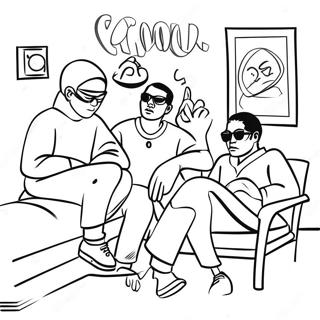 Chill Homies Pihenteto Szinezolap 111348-47735