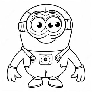 Vicces Minion Jelmezben Szinezolap 111630-47949