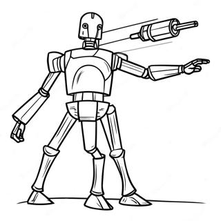 Harci Droid Harcban Szinezolap 111760-48055