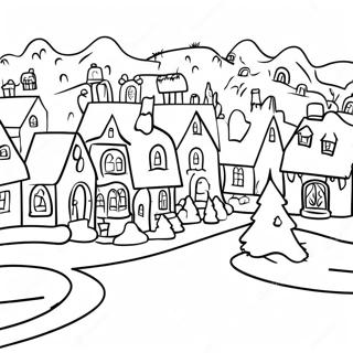 Havas Karacsonyi Falu Szinezolap 112498 48625