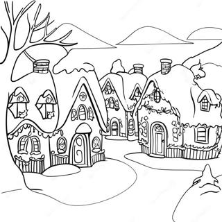 Havas Karacsonyi Falu Szinezolap 112498 48627