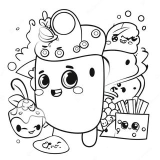 Vicces Shopkins Kiegeszitokkel Szinezooldala 11258-2370