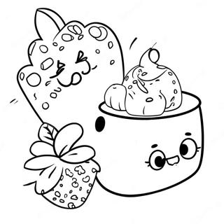 Vicces Shopkins Kiegeszitokkel Szinezooldala 11258-2372