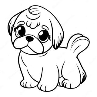 Aranyos Shih Tzu Kiskutya Szinezolap 112701-48781