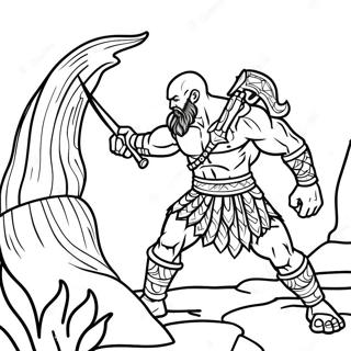 Haboru Istene Epikus Csata Jelenet Szinezolap 112781 48851