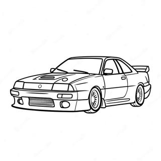 Klasszikus Jdm Drift Auto Szinezolap 113091-49208