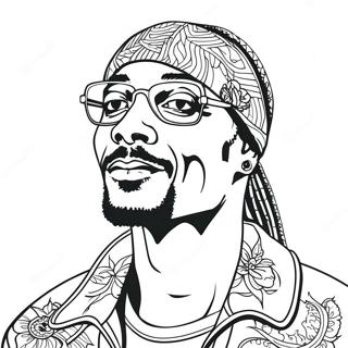 Snoop Dogg Szinezolap 113525-49539