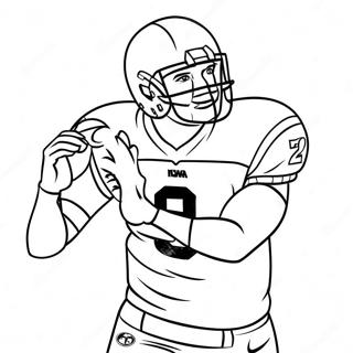 Iowa Hawkeyes Focista Szinezo Oldal 113733-49709