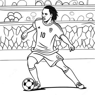 Ronaldinho Focilabdat Cselezve Szinezolap 113887-49822