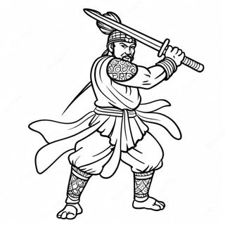 Akaza Harci Pozban Szinezolap 114684 50443