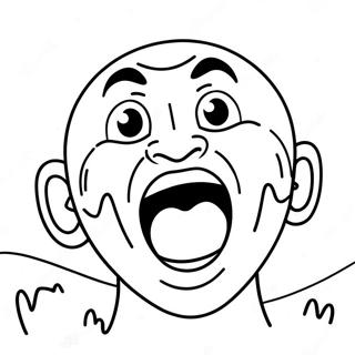 Vicces Sikolto Arc Szinezolap 114711-50465