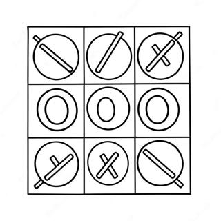 Tic Tac Toe Színezők