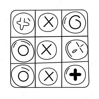 Tic Tac Toe Szinezo Oldal 115147-50799