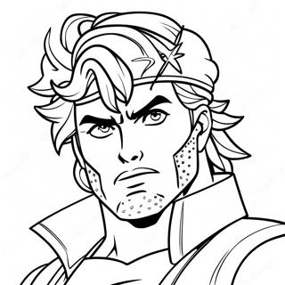 Joseph Joestar Hamonnal Szinezo Oldal 115176 50829