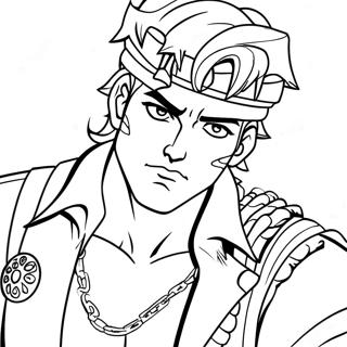 Joseph Joestar Hamonnal Szinezo Oldal 115176 50830