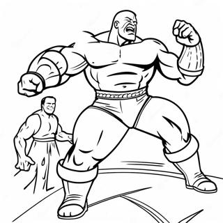 Dinamikus Wwe Akciojelenet Szinezolap 115253 50888