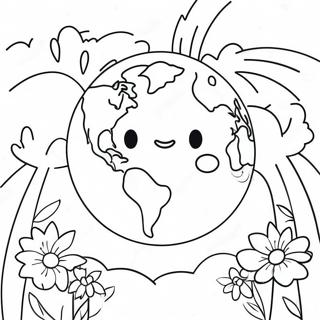 Mosolygo Fold Viragokkal Szinezolap 115436-51033