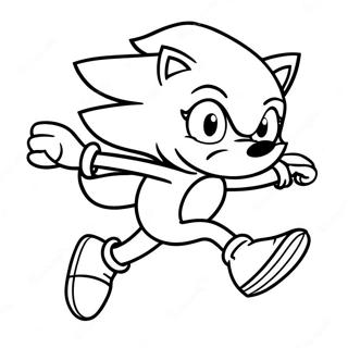 Sonic A Suni Gyorsan Fut Szinezolap 115460-51048