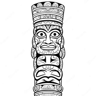 Reszletes Totem Oszlop Szinezolap 115538-51109