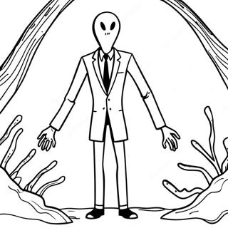 Slenderman Szinezolap 115766-51279