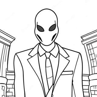 Slenderman Szinezolap 115766-51280