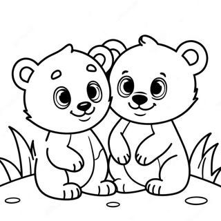 Bajos Kicsi Bocsok Szinezolap 115794-51307