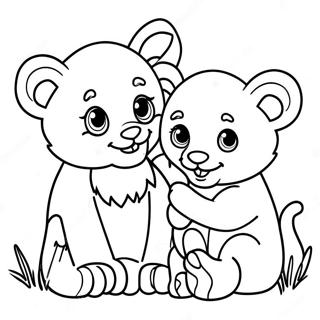 Bajos Kicsi Bocsok Szinezolap 115794-51308