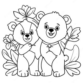 Bocsok Viragokkal Szinezolap 115795-51309