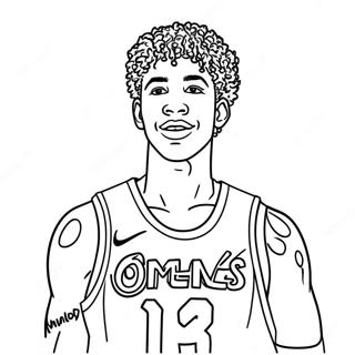 Lamelo Ball Színezők