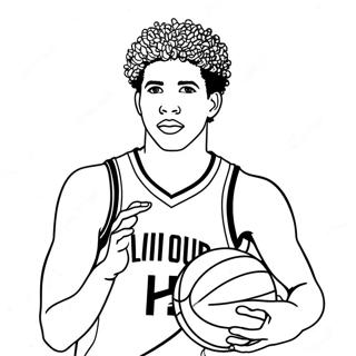 Lamelo Ball Szinezolap 115920-51398