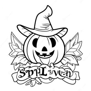 Spirit Halloween Logo Szinezolap 116257-51658