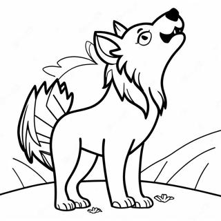 Uvolto Farkas Szines Szarnyakkal Szinezolap 116285 51685